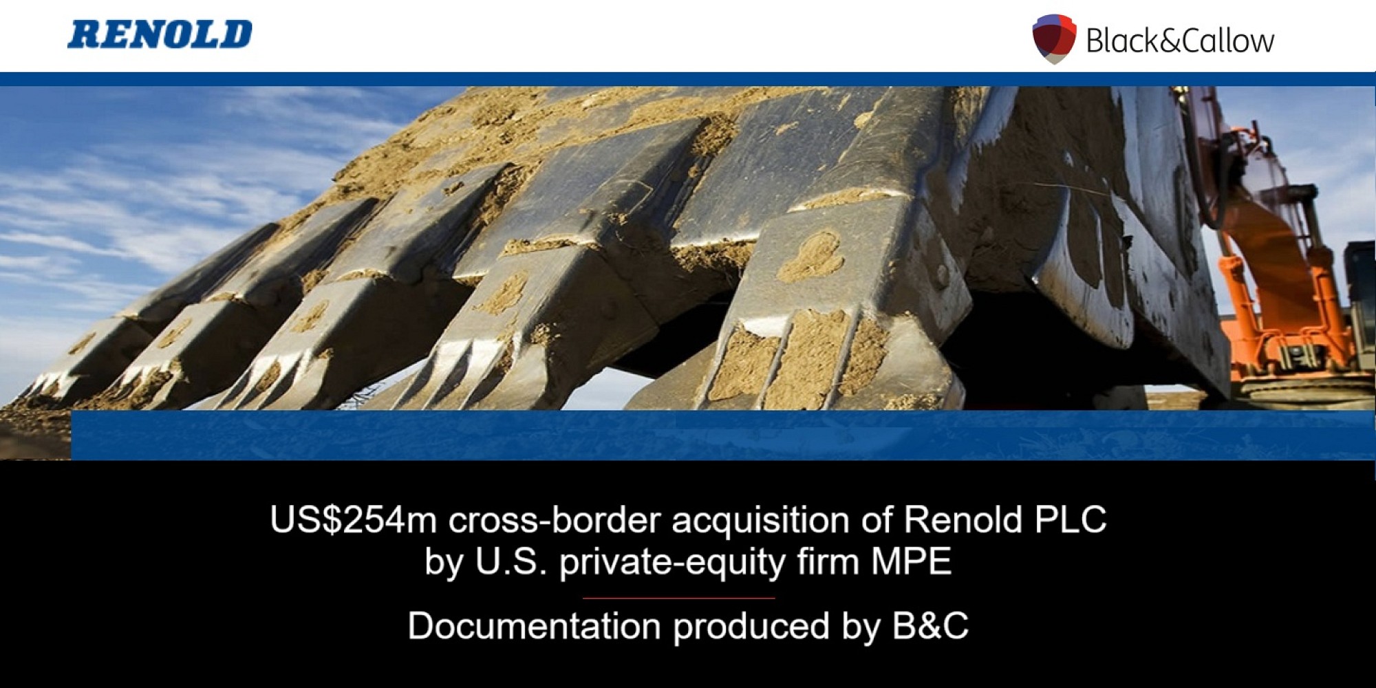Gearing for success: B&C helps Renold's US$254m cross-border acquisition