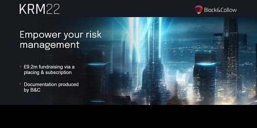 B&C helps with KRM22's £9.2m fundraising