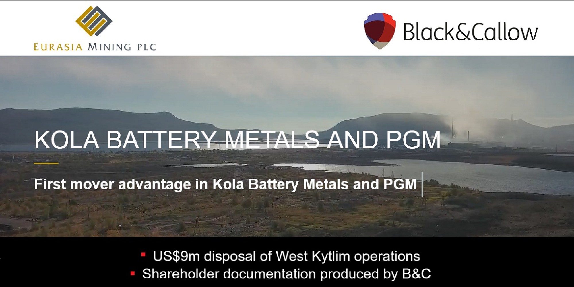 A rich seam: helping Eurasia Mining's US$9m sale to LLC KS Logistics