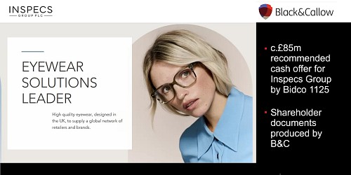 Eyeing up the future: c£85m acquisition of Inpsecs by Bidco