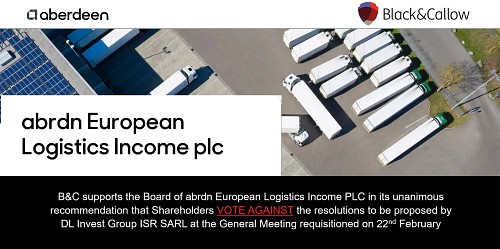 B&C helps abrdn European Logistics Income with documentation for its DL Invest-requisitioned GM